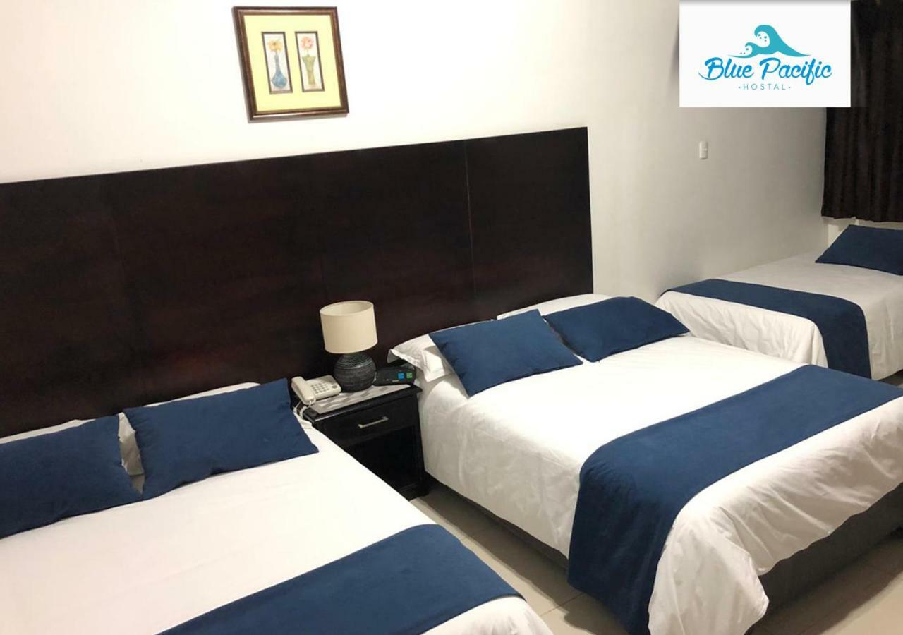 Hostal Blue Pacific Manta Bagian luar foto