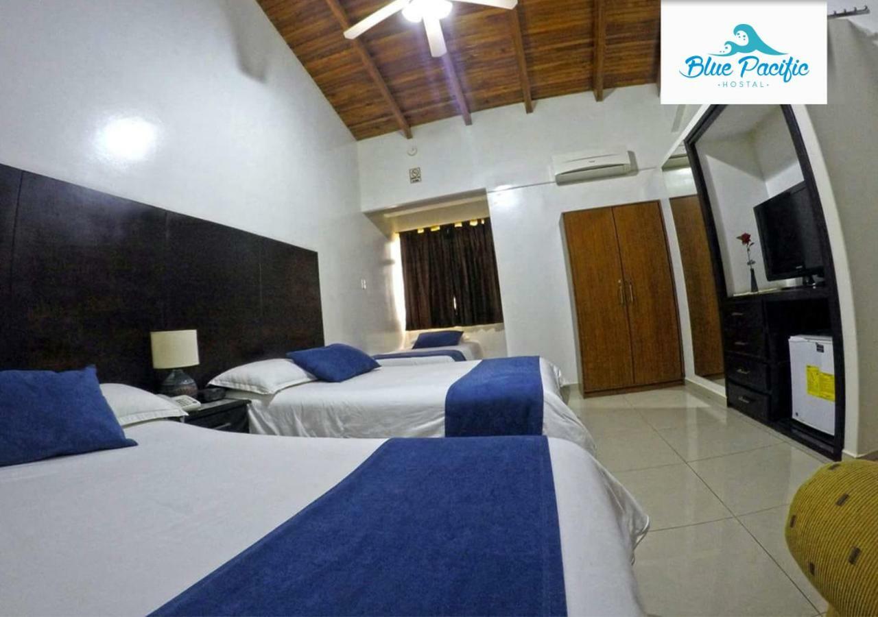 Hostal Blue Pacific Manta Bagian luar foto
