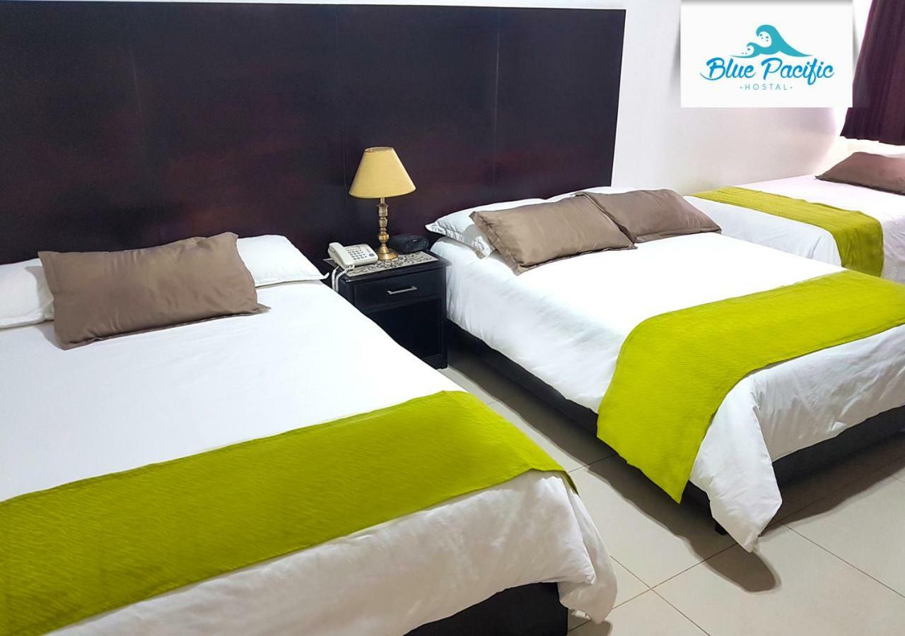 Hostal Blue Pacific Manta Bagian luar foto